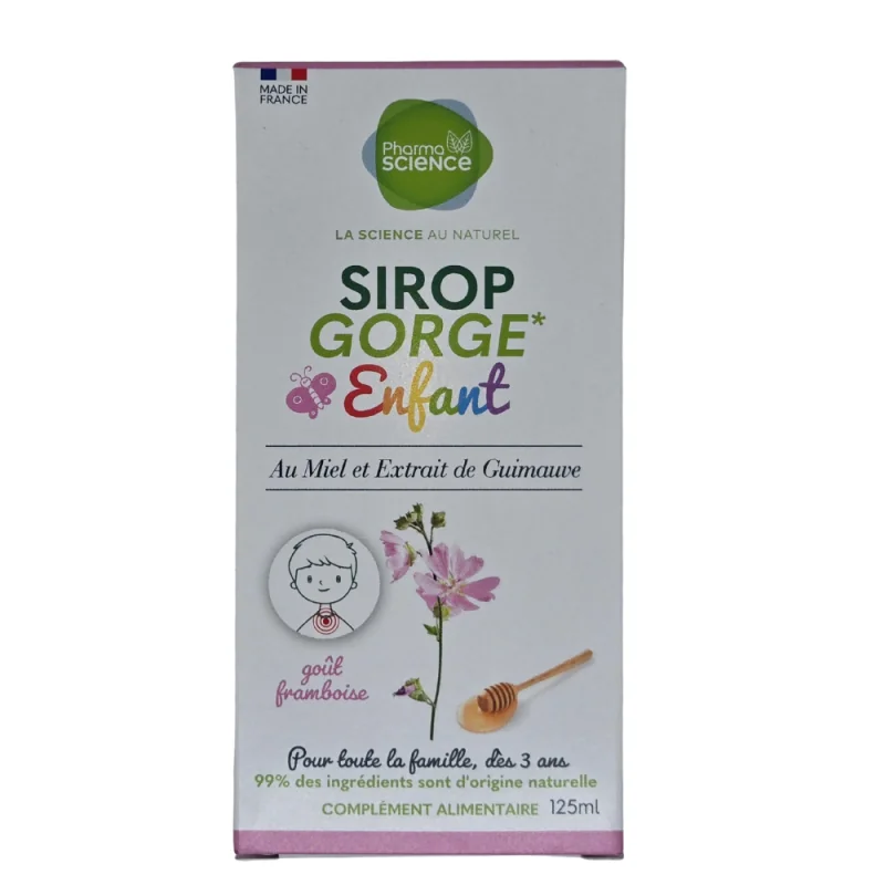 Pharmascience Sirop Gorge enfant 125 ml