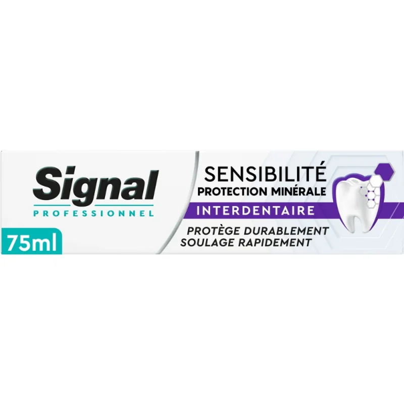 Signal Dentifrice Sensibilité Protection Minérale Interdentaire 75ml