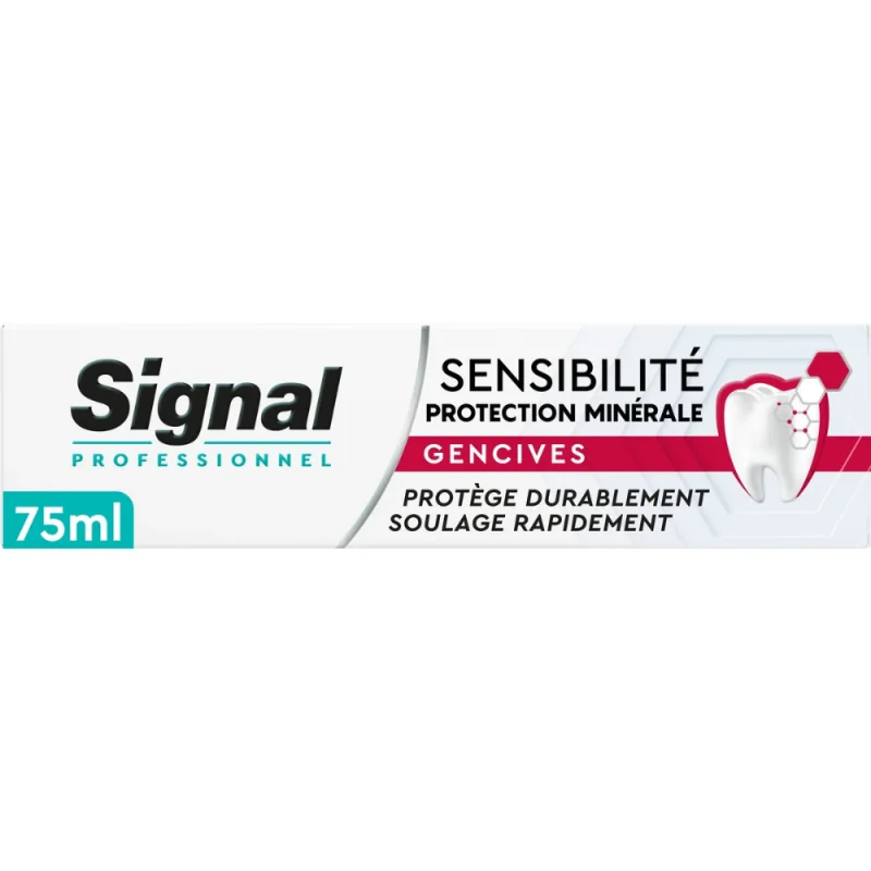 SIGNAL Dentifrice Professionnel Sensibilité Protection Minérale Gencives