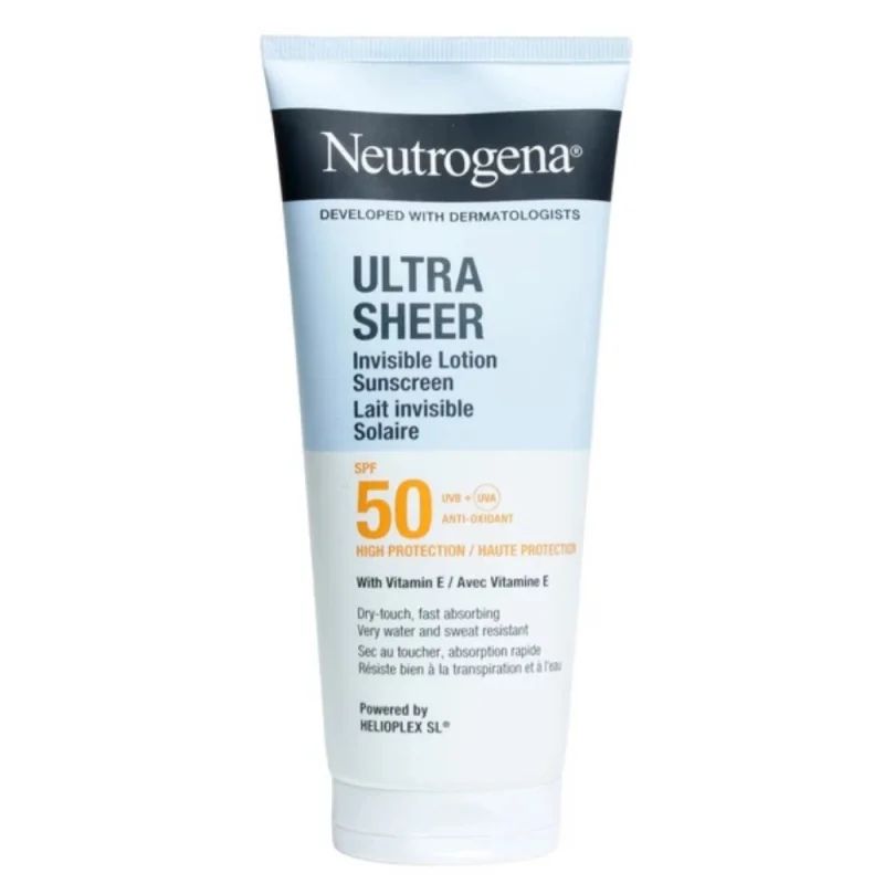 Neutrogena Ultra Sheer Lait solaire invisible SPF 50