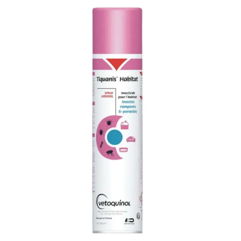 Vétoquinol Tiquanis Spray Insectes Rampants 300 ml