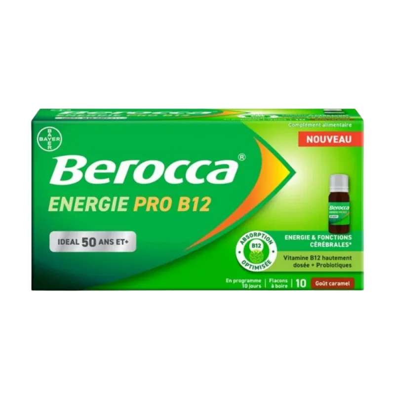 Berocca Energie Pro B12 - 10 flacons x 10 ml
